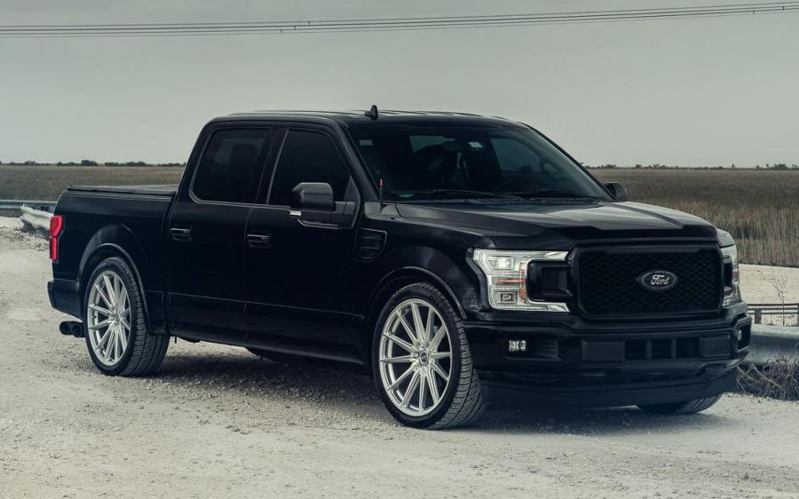 Ford F-150 SuperCrew on Vossen Wheels (HF6-1) (Agate Black) '2020